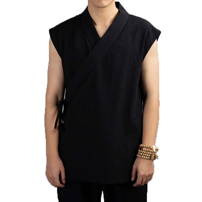Men'S Kimono Accessories - Geleneksel çin giyim Hanfu erkekler keten