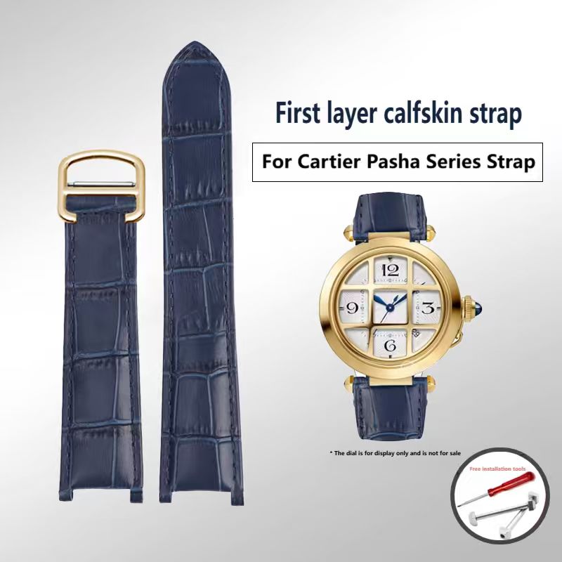 Men'S Accessories Cartier - Cartier PASHA için Hakiki deri saat