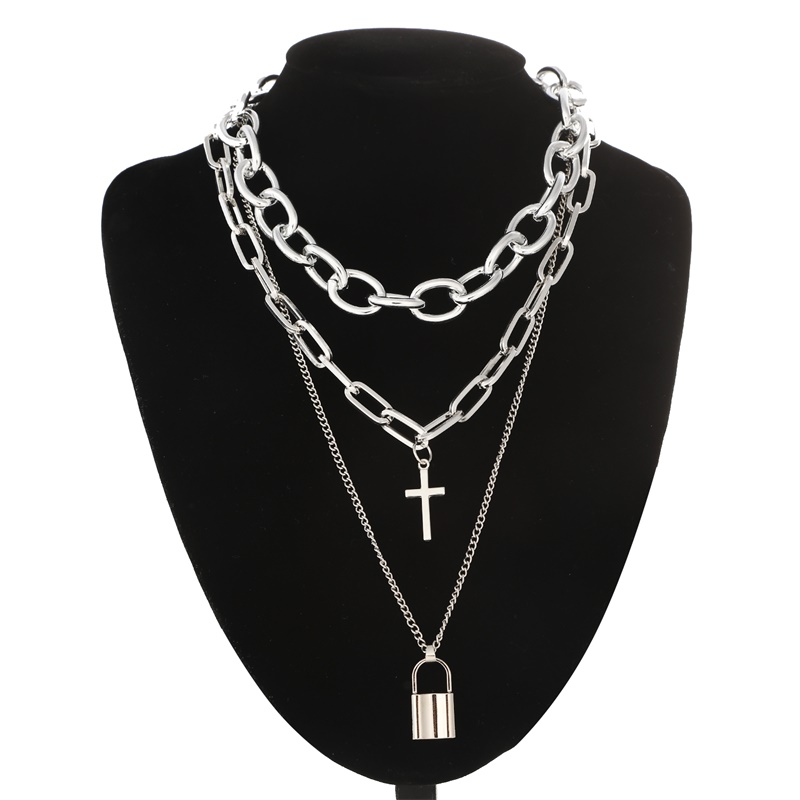 Katmanlı grunge estetik takı v - Men Accessories Neck Chain incelemesi ve fiyatı