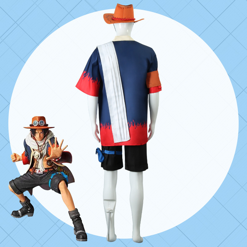 Anime Portgas D Ace Cosplay Ko - Men'S Kimono Accessories incelemesi ve fiyatı